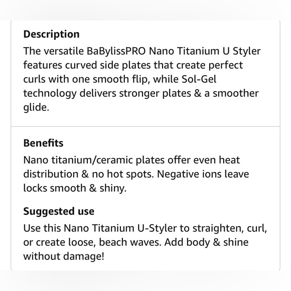 BaBylissPRO Nano Titanium U-Styler - Light Blue - Picture 10 of 12